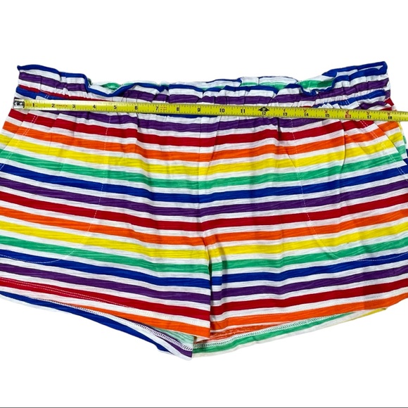 Secret Treasures size small white & rainbow tank & large rainbow shorts set NWT - Picture 10 of 16
